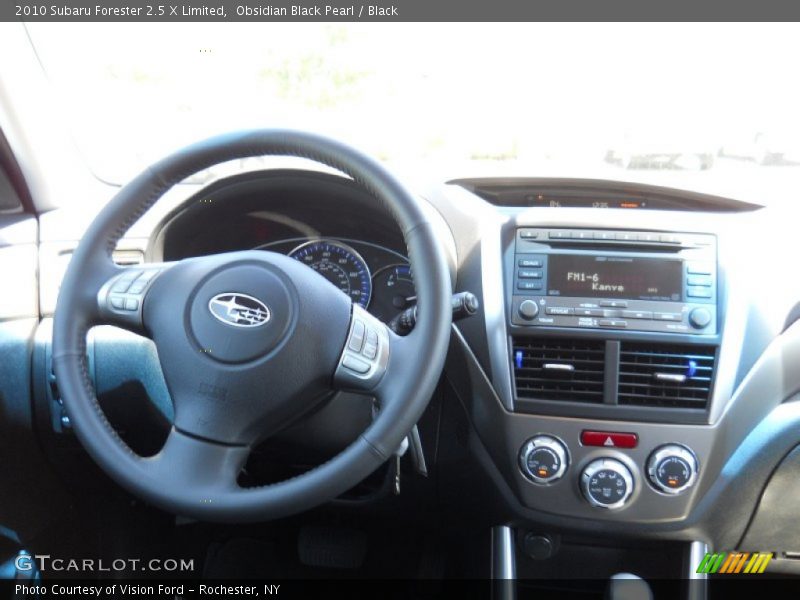 Obsidian Black Pearl / Black 2010 Subaru Forester 2.5 X Limited