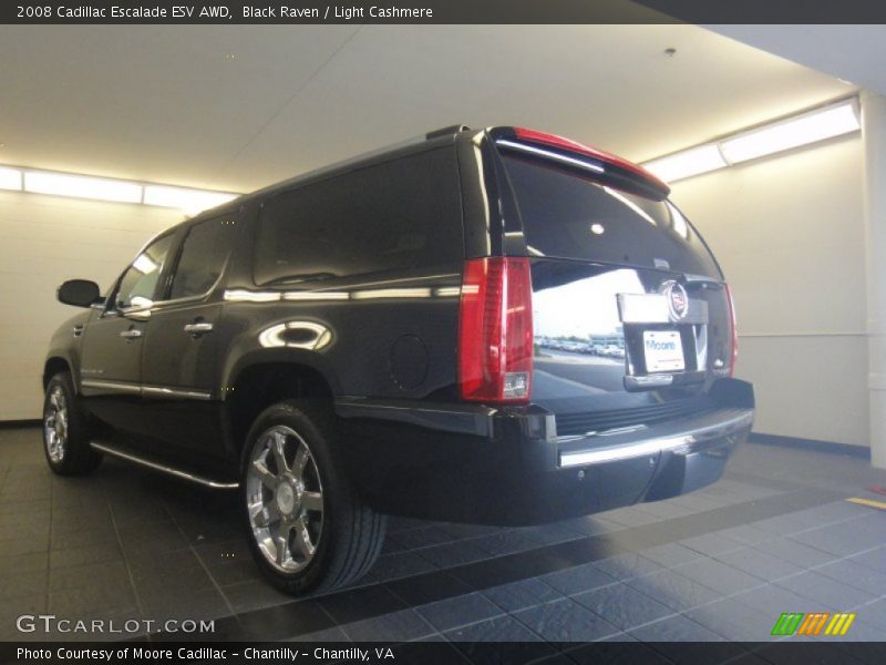 Black Raven / Light Cashmere 2008 Cadillac Escalade ESV AWD