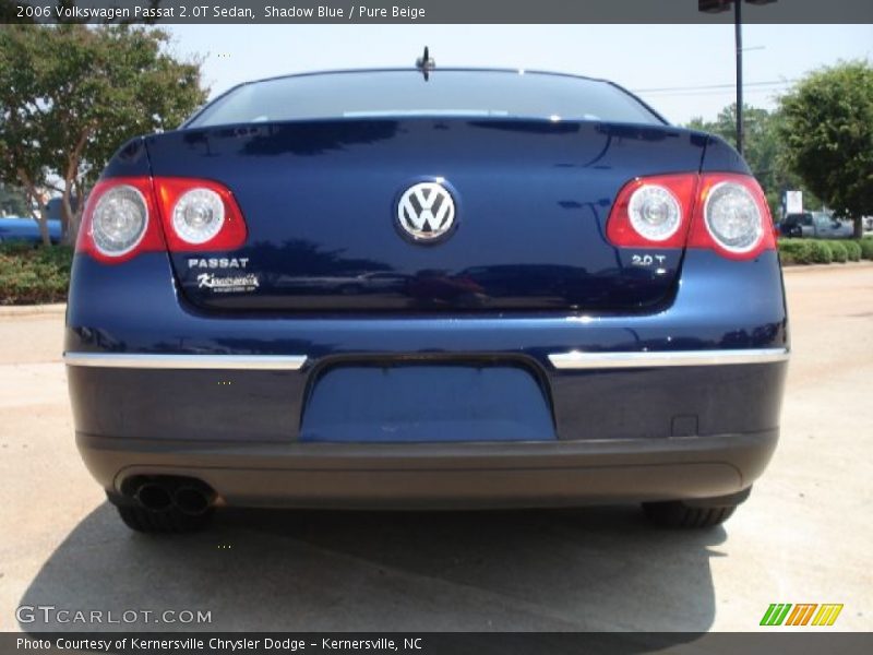 Shadow Blue / Pure Beige 2006 Volkswagen Passat 2.0T Sedan