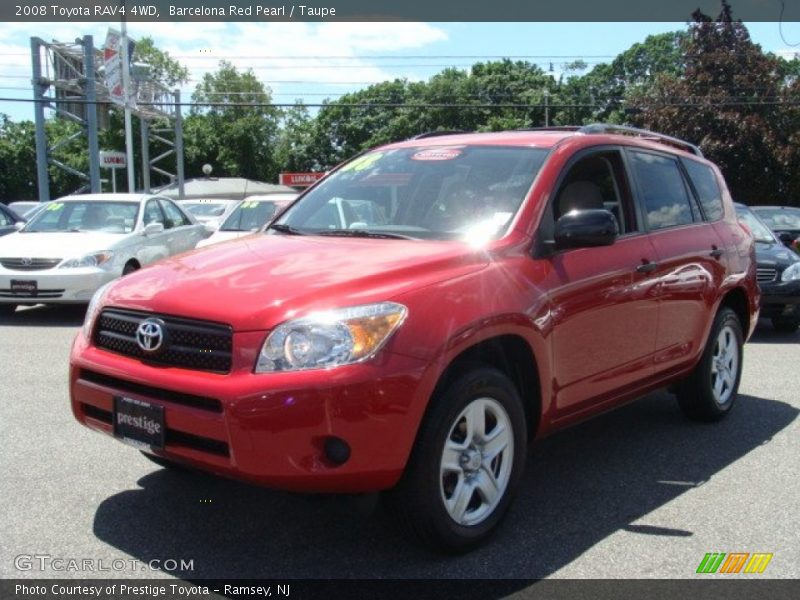 Barcelona Red Pearl / Taupe 2008 Toyota RAV4 4WD