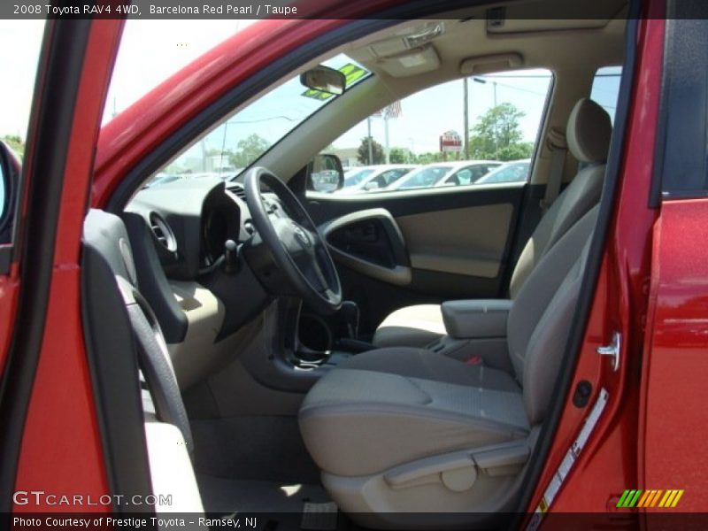 Barcelona Red Pearl / Taupe 2008 Toyota RAV4 4WD