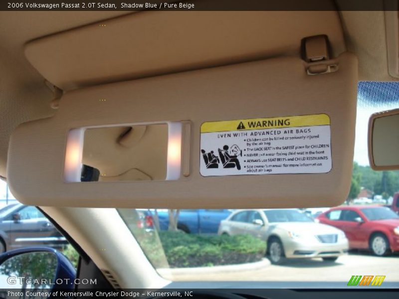 Shadow Blue / Pure Beige 2006 Volkswagen Passat 2.0T Sedan