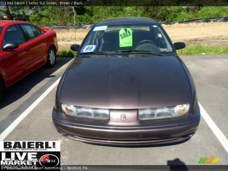 Brown / Black 1999 Saturn S Series SL2 Sedan