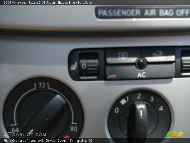 Shadow Blue / Pure Beige 2006 Volkswagen Passat 2.0T Sedan