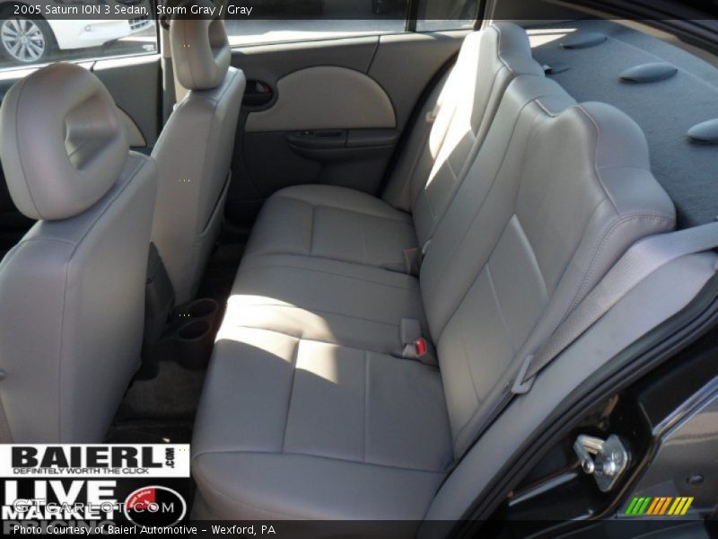 Storm Gray / Gray 2005 Saturn ION 3 Sedan