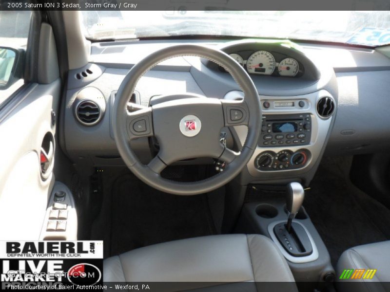 Storm Gray / Gray 2005 Saturn ION 3 Sedan