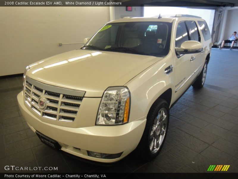 White Diamond / Light Cashmere 2008 Cadillac Escalade ESV AWD