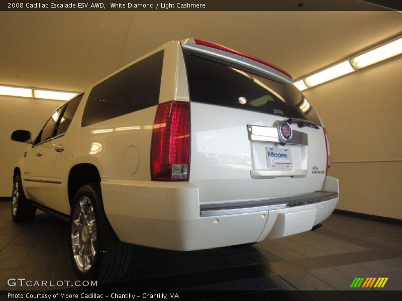 White Diamond / Light Cashmere 2008 Cadillac Escalade ESV AWD