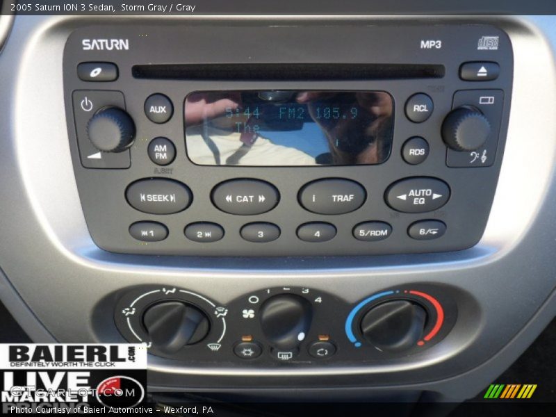 Storm Gray / Gray 2005 Saturn ION 3 Sedan