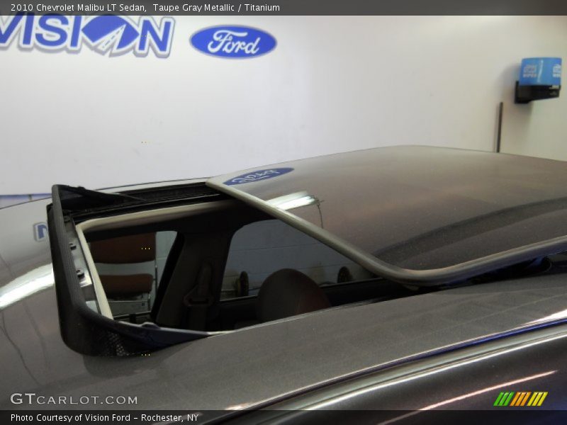 Taupe Gray Metallic / Titanium 2010 Chevrolet Malibu LT Sedan