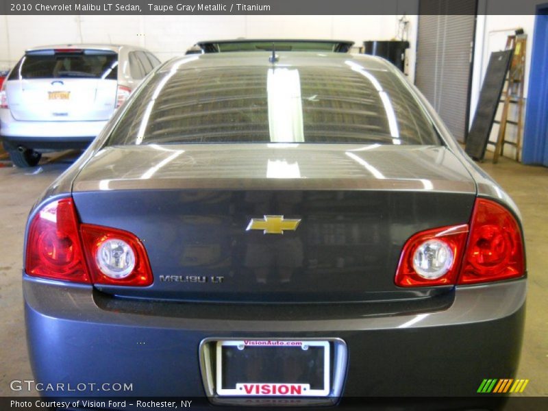 Taupe Gray Metallic / Titanium 2010 Chevrolet Malibu LT Sedan