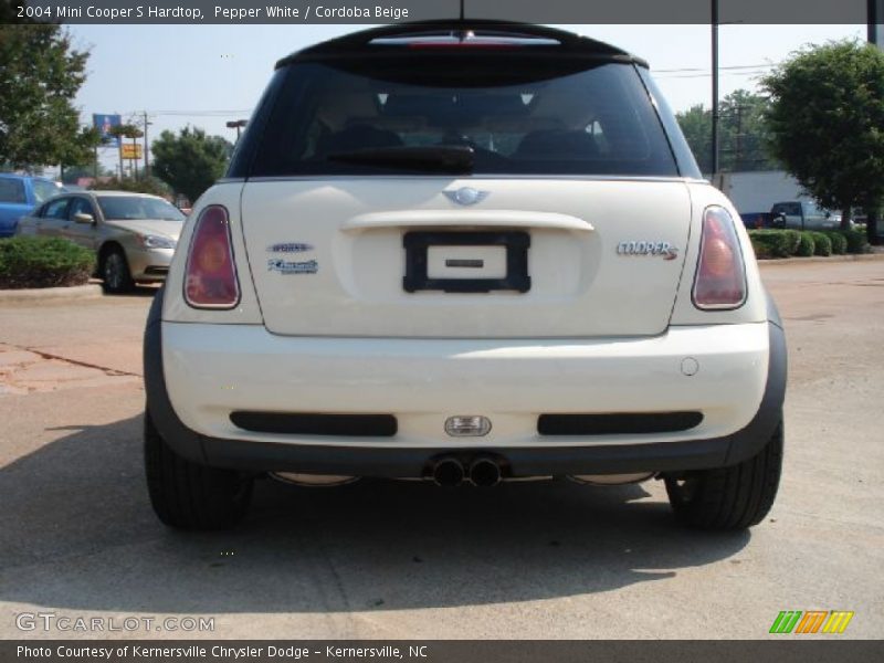 Pepper White / Cordoba Beige 2004 Mini Cooper S Hardtop