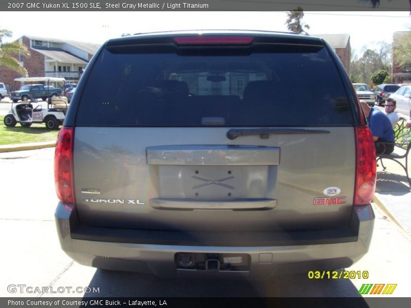 Steel Gray Metallic / Light Titanium 2007 GMC Yukon XL 1500 SLE