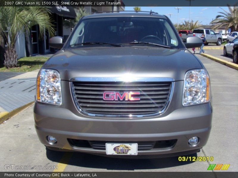 Steel Gray Metallic / Light Titanium 2007 GMC Yukon XL 1500 SLE