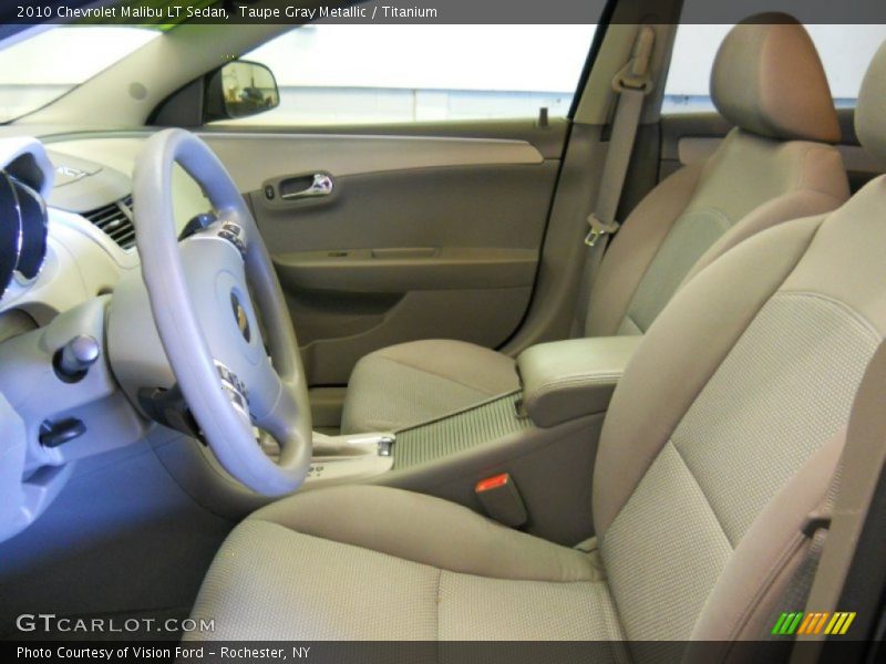 Taupe Gray Metallic / Titanium 2010 Chevrolet Malibu LT Sedan