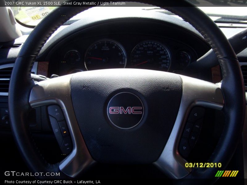 Steel Gray Metallic / Light Titanium 2007 GMC Yukon XL 1500 SLE