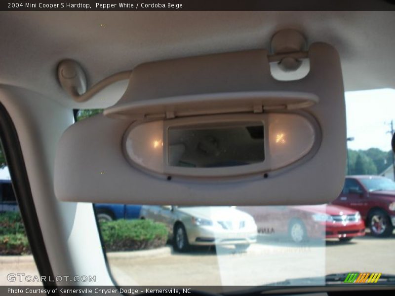 Pepper White / Cordoba Beige 2004 Mini Cooper S Hardtop