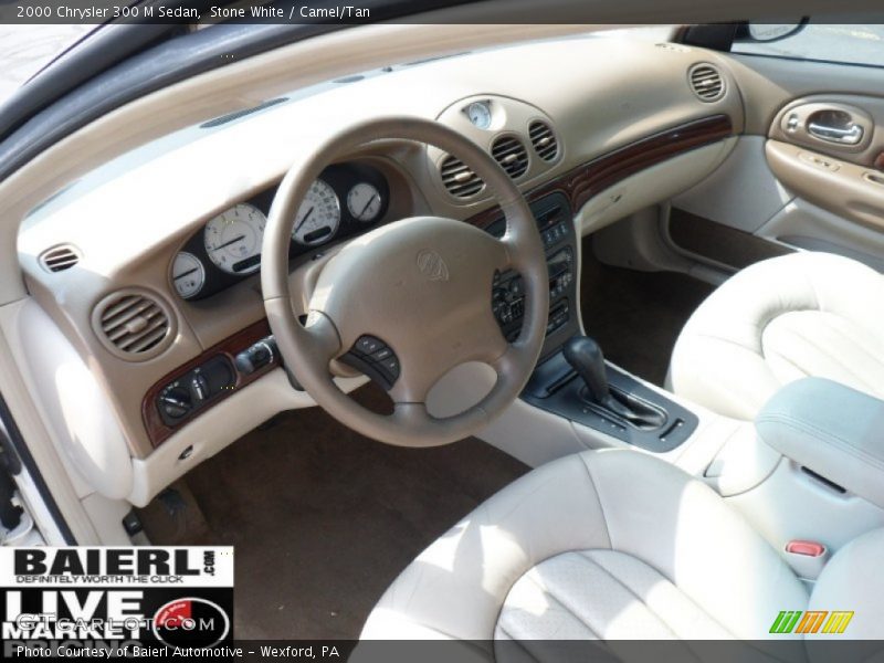 Stone White / Camel/Tan 2000 Chrysler 300 M Sedan
