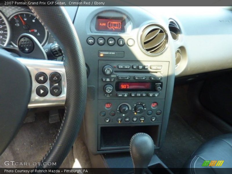 Crimson Red / Ebony 2007 Pontiac Grand Prix GXP Sedan