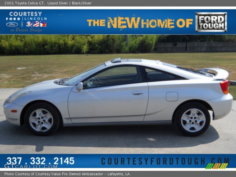 Liquid Silver / Black/Silver 2001 Toyota Celica GT
