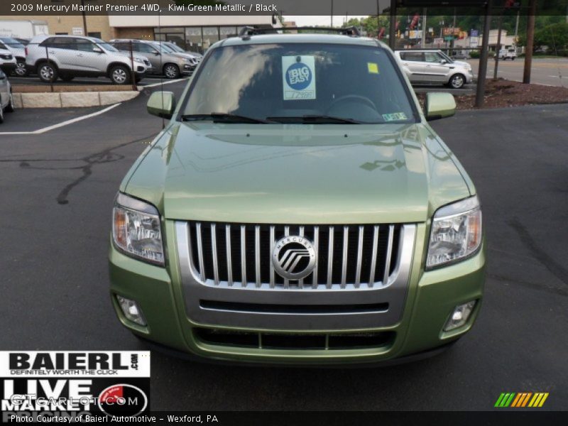 Kiwi Green Metallic / Black 2009 Mercury Mariner Premier 4WD