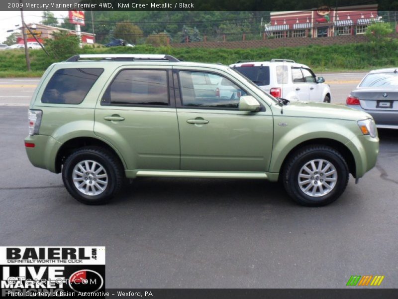 Kiwi Green Metallic / Black 2009 Mercury Mariner Premier 4WD