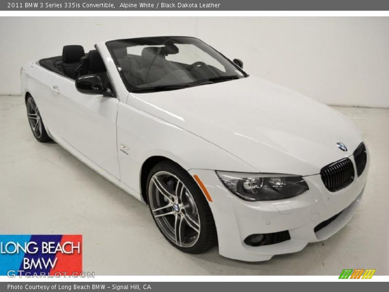 Alpine White / Black Dakota Leather 2011 BMW 3 Series 335is Convertible