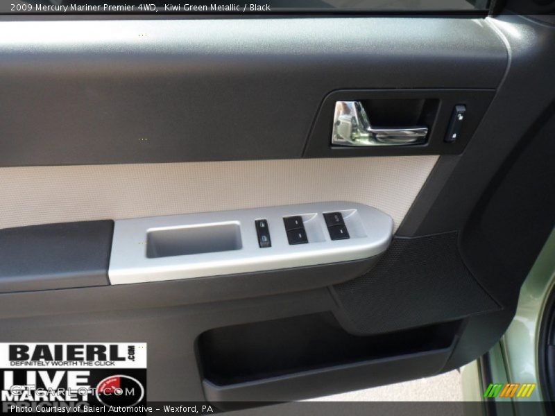 Kiwi Green Metallic / Black 2009 Mercury Mariner Premier 4WD