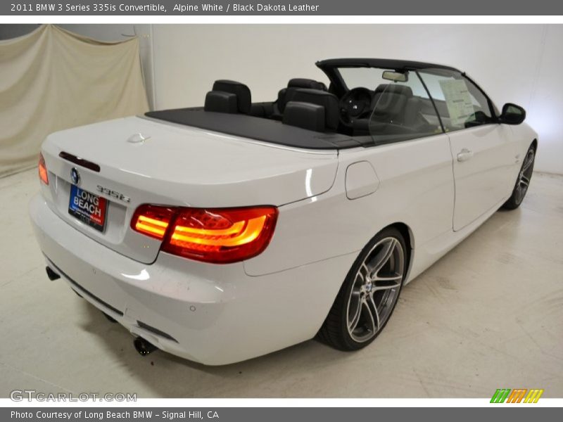 Alpine White / Black Dakota Leather 2011 BMW 3 Series 335is Convertible