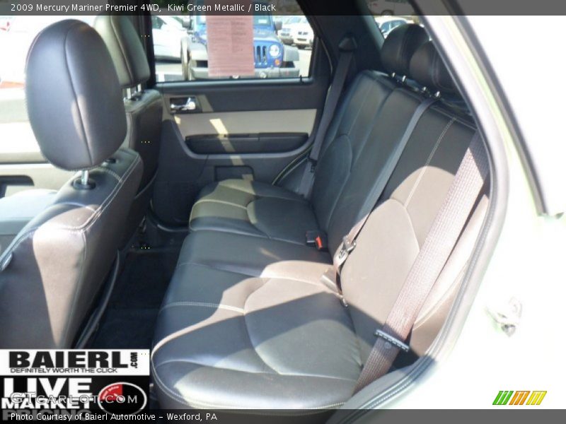 Kiwi Green Metallic / Black 2009 Mercury Mariner Premier 4WD