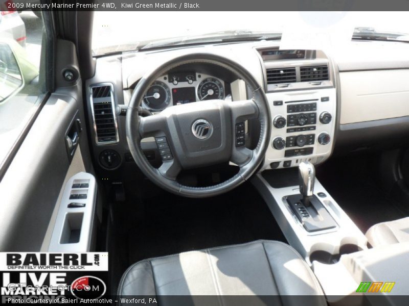 Kiwi Green Metallic / Black 2009 Mercury Mariner Premier 4WD