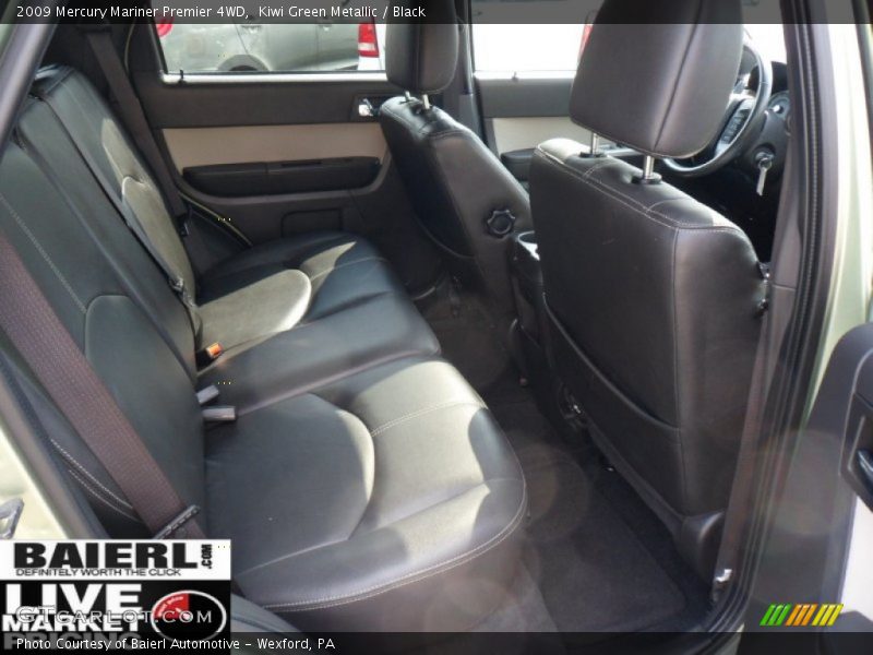 Kiwi Green Metallic / Black 2009 Mercury Mariner Premier 4WD