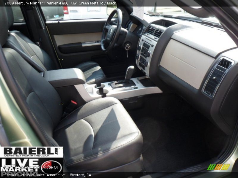 Kiwi Green Metallic / Black 2009 Mercury Mariner Premier 4WD