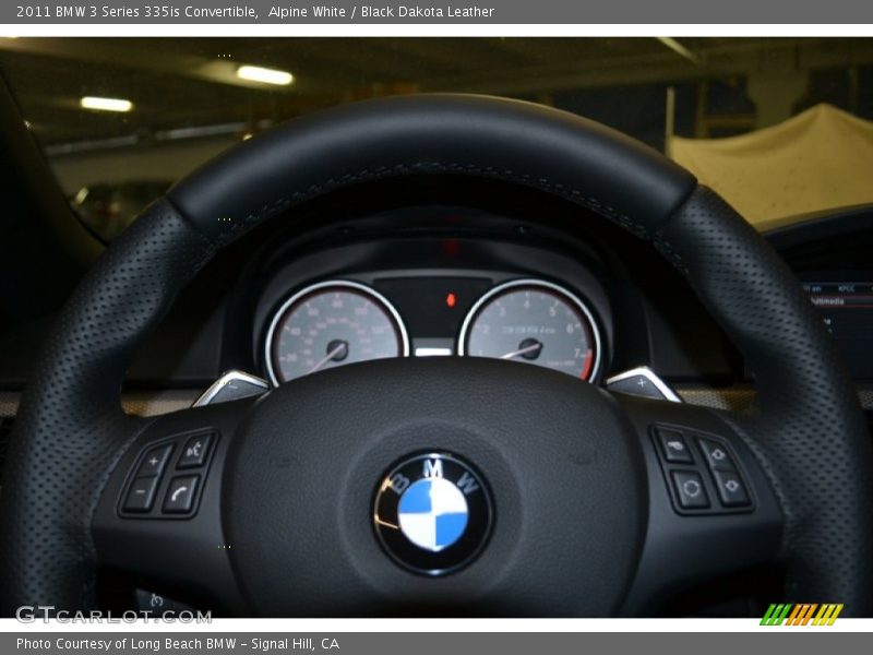 Alpine White / Black Dakota Leather 2011 BMW 3 Series 335is Convertible