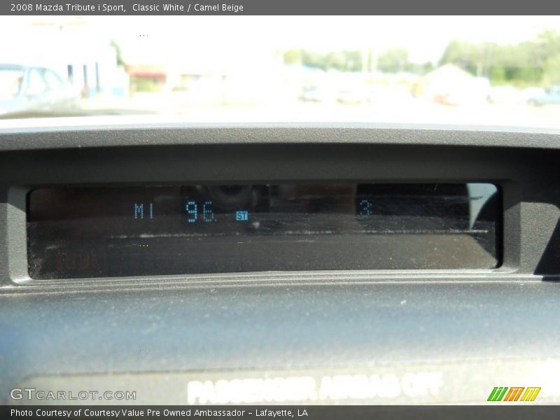 Classic White / Camel Beige 2008 Mazda Tribute i Sport