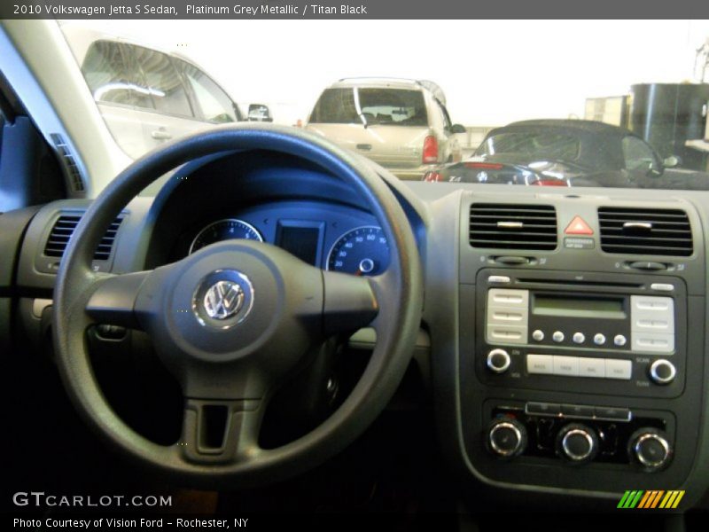 Platinum Grey Metallic / Titan Black 2010 Volkswagen Jetta S Sedan