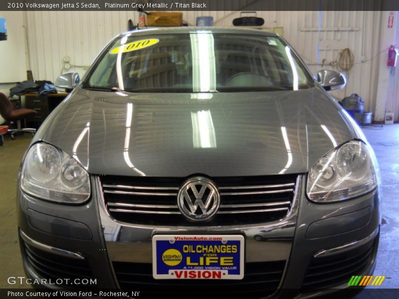 Platinum Grey Metallic / Titan Black 2010 Volkswagen Jetta S Sedan