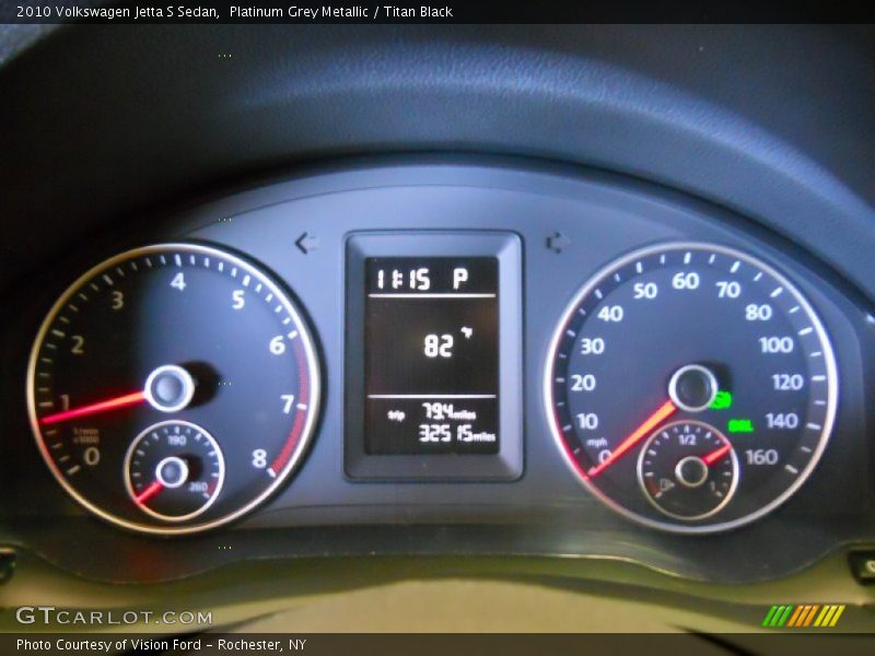 Platinum Grey Metallic / Titan Black 2010 Volkswagen Jetta S Sedan