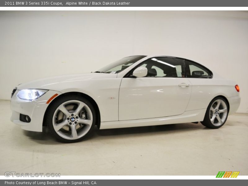 Alpine White / Black Dakota Leather 2011 BMW 3 Series 335i Coupe