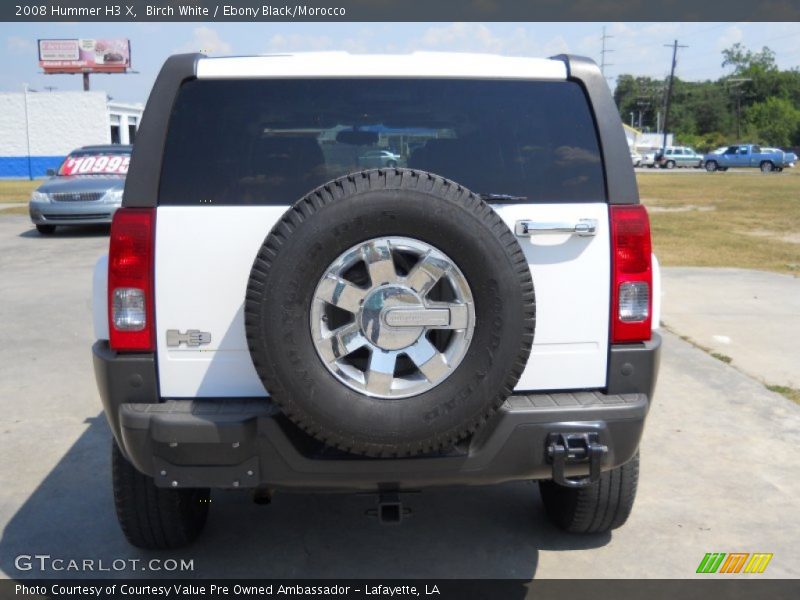 Birch White / Ebony Black/Morocco 2008 Hummer H3 X