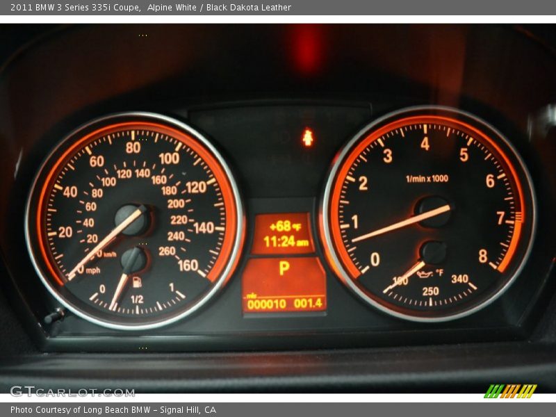  2011 3 Series 335i Coupe 335i Coupe Gauges