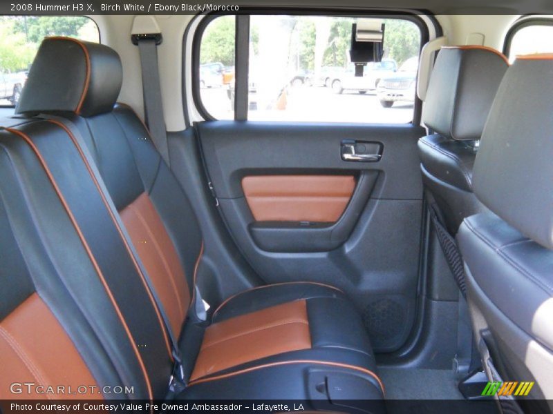 Birch White / Ebony Black/Morocco 2008 Hummer H3 X