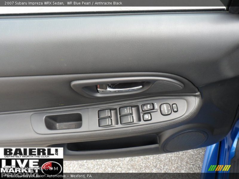WR Blue Pearl / Anthracite Black 2007 Subaru Impreza WRX Sedan