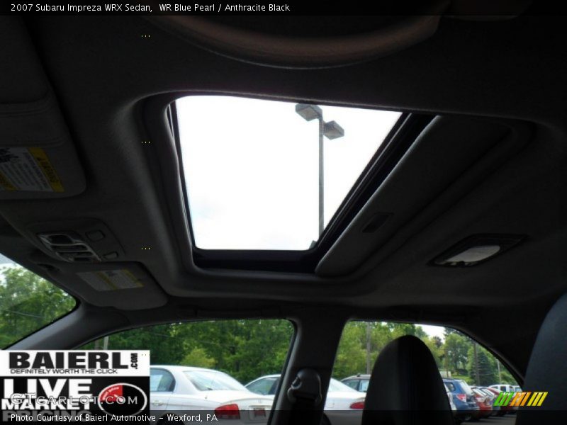 WR Blue Pearl / Anthracite Black 2007 Subaru Impreza WRX Sedan