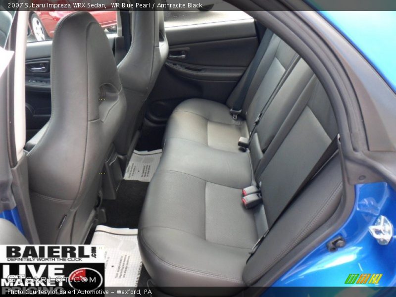 WR Blue Pearl / Anthracite Black 2007 Subaru Impreza WRX Sedan