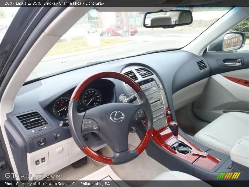 Smokey Granite Mica / Light Gray 2007 Lexus ES 350