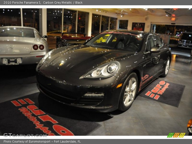 Carbon Grey Metallic / Black 2010 Porsche Panamera S