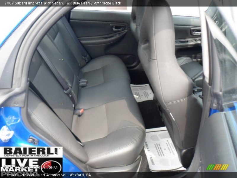 WR Blue Pearl / Anthracite Black 2007 Subaru Impreza WRX Sedan