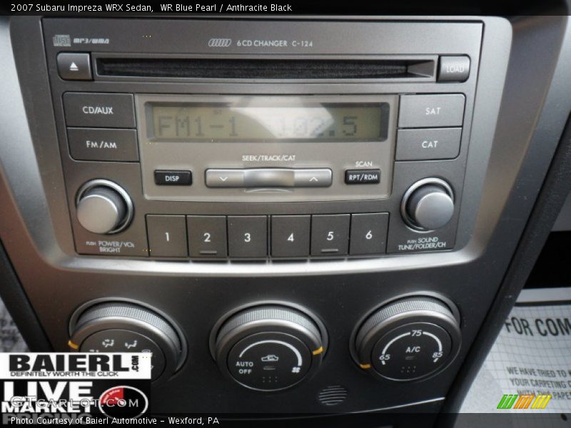 WR Blue Pearl / Anthracite Black 2007 Subaru Impreza WRX Sedan