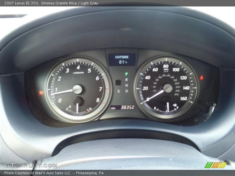 Smokey Granite Mica / Light Gray 2007 Lexus ES 350